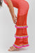Crochet Ruffle Tiered Maxi Dress