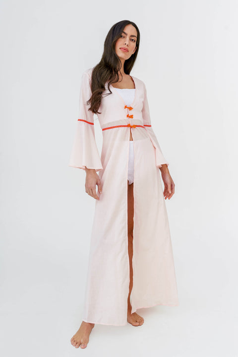 Kimono con cierre de rana