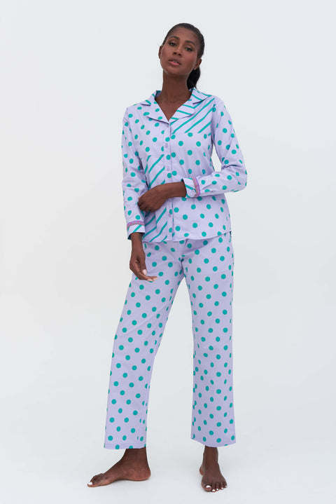 Pattern Play Classic Long Sleeve PJ Top and Pant