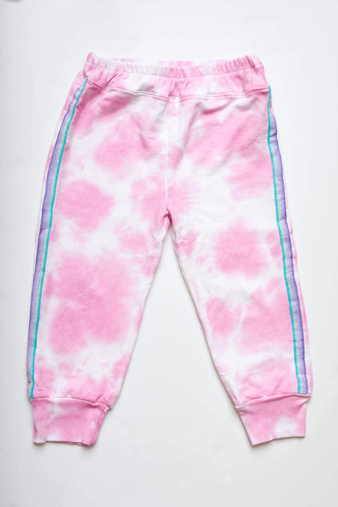 Pantalón deportivo con efecto tie-dye para niños