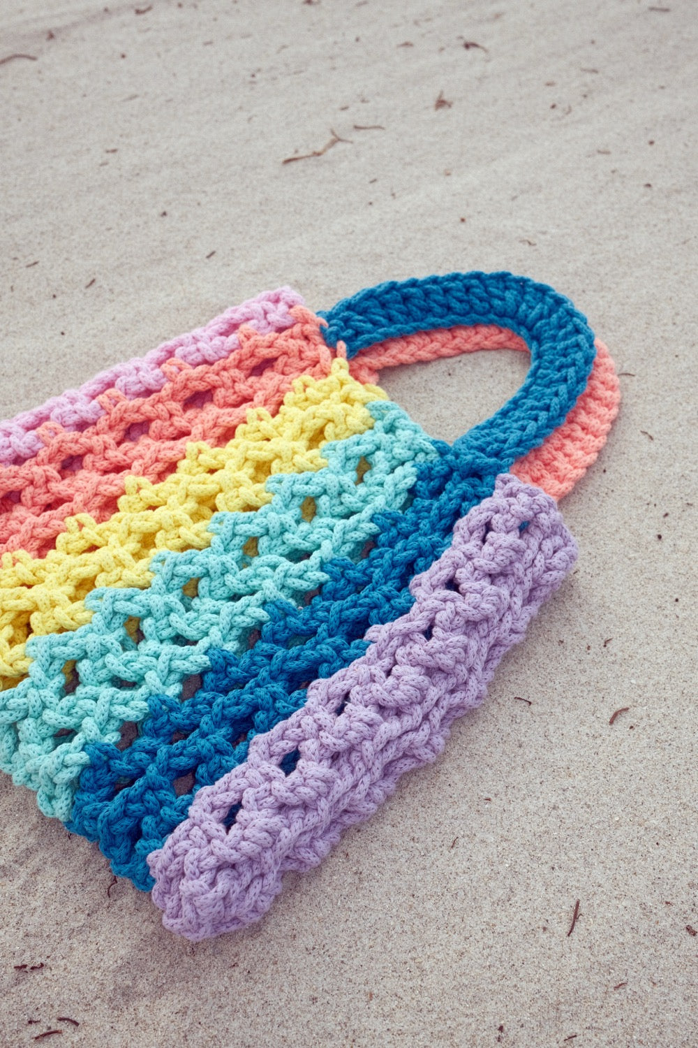 Rainbow Crochet Bag