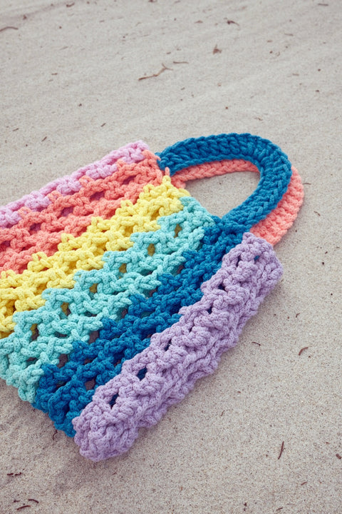 Crochet Square Handbag