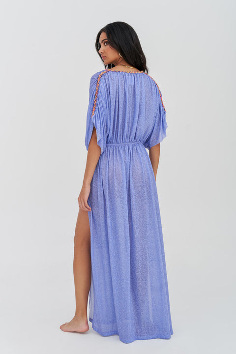 Tulum Braided Sleeve Dress
