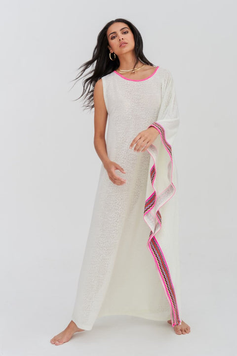 Waterfall Sleeve Dress