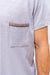 T-shirt unisexe à poche Pima