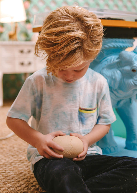 Kids Tie Dye Pocket T-Shirt