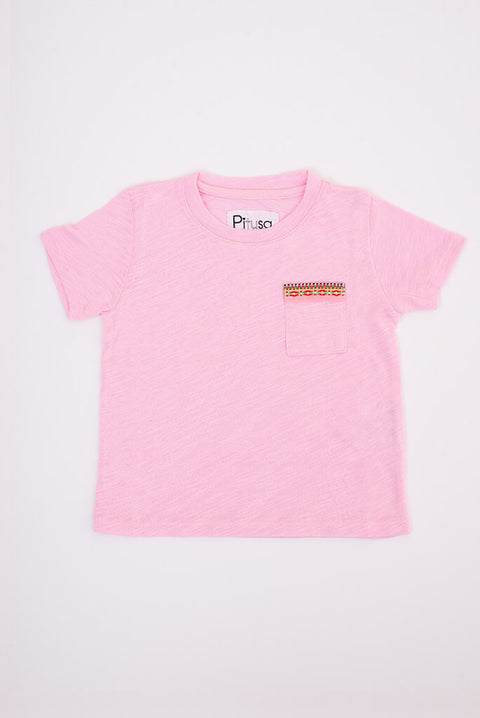 T-shirt à poche Pima pour enfants