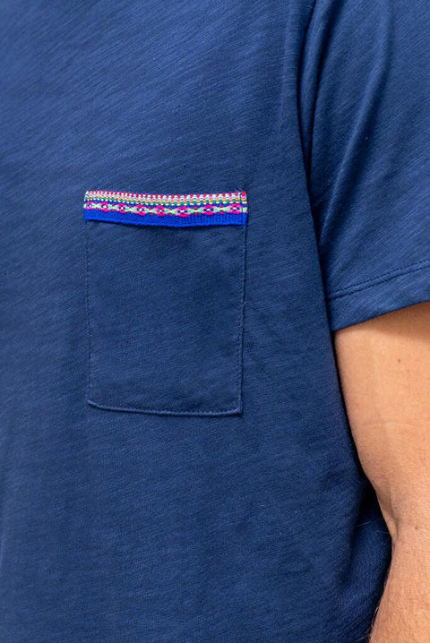 Camiseta unisex con bolsillo Pima
