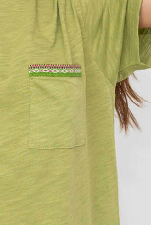 Camiseta unisex con bolsillo Pima