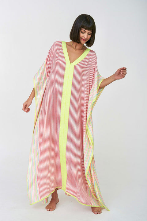 Contrast Striped Thobe